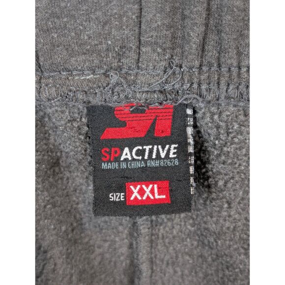 SP Active Cargo Sweatpants Drawstring Gray Men's Size XL - Picture 10 of 10